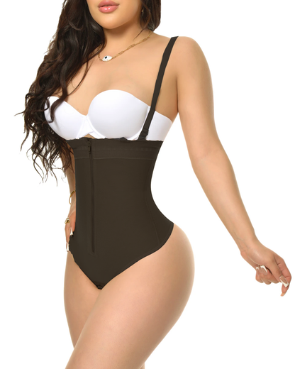 Bauchkontroll-Reißverschluss-Formwäsche-Body