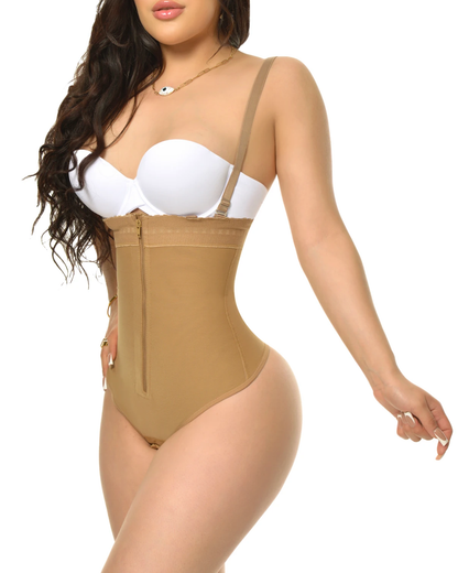 Bauchkontroll-Reißverschluss-Formwäsche-Body