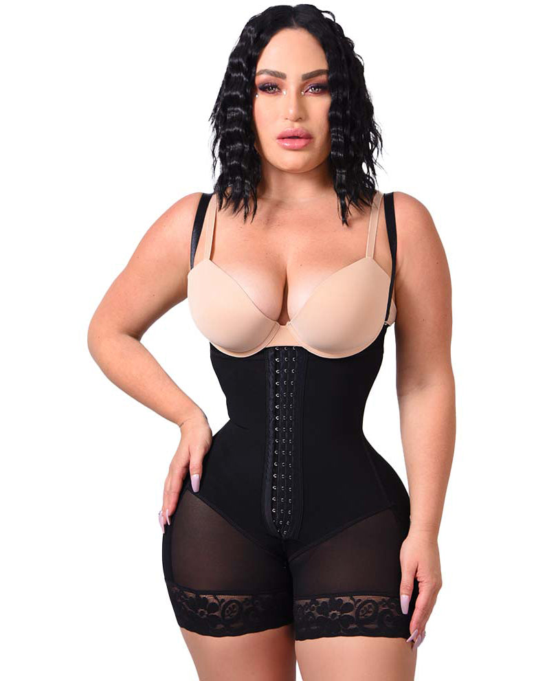Übergröße Body Shaper mit Bauchkontrolle und Reißverschluss