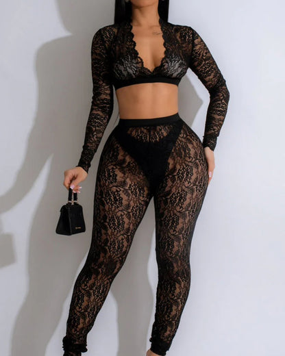 Sei mein Liebster Spitzen-Set