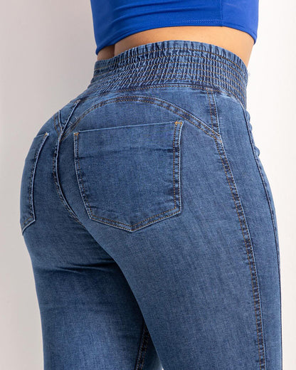 High-Waisted Skinny Jeans(pre-sale)