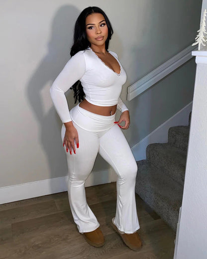 Zuhausebleibendes Baddie-Set