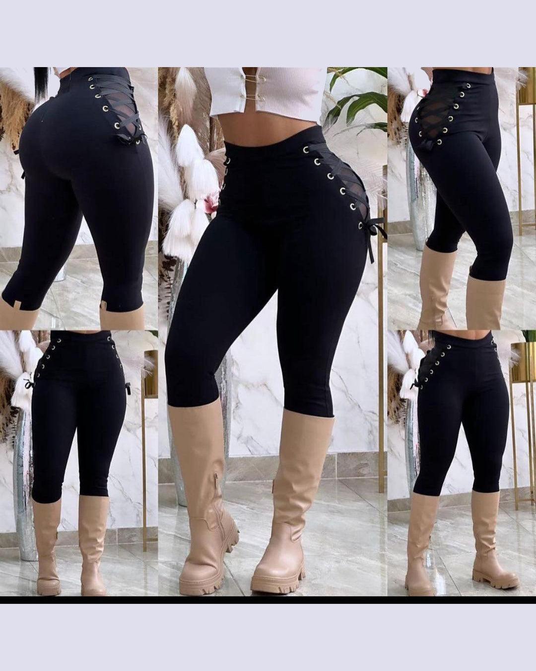 Skinny Jeans mit Reißverschluss hinten