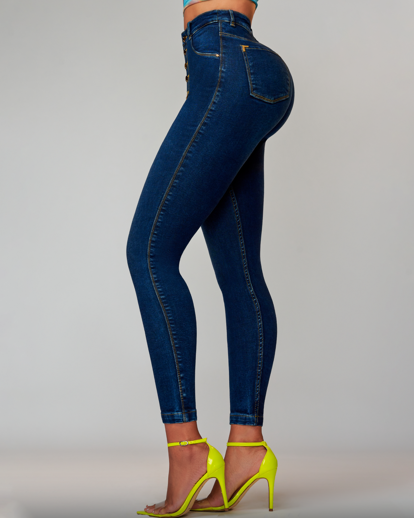 Push-Up-Jeans Glamour Glow