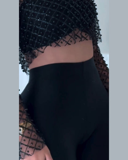 Schlanke nahtlose High-Waist-Po-Lift-Leggings