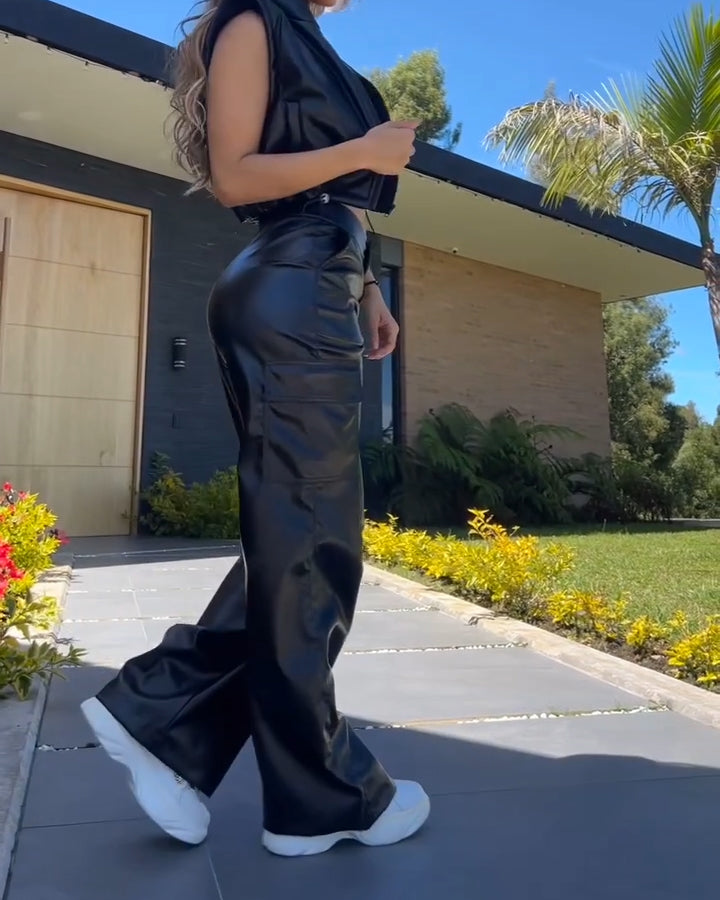 Leather Booty Pants