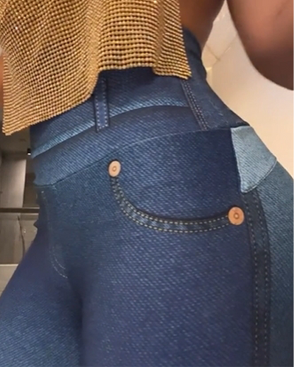 Skinny Po-Lifting-Jeans