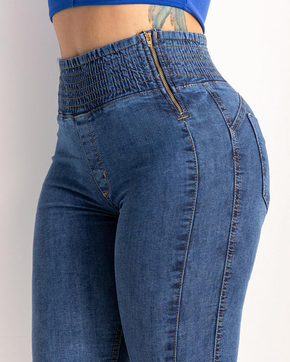 High-Waisted Skinny Jeans(pre-sale)